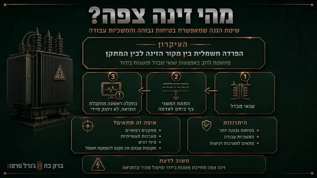 מהי זינה צפה אינפוגרפיקה על עקרון הפעולה והיתרונות